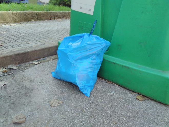 Retirada de contenidors el dia abans de la recollida porta a porta