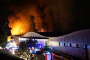 Incendi a la fàbrica Fibresa d'Avià