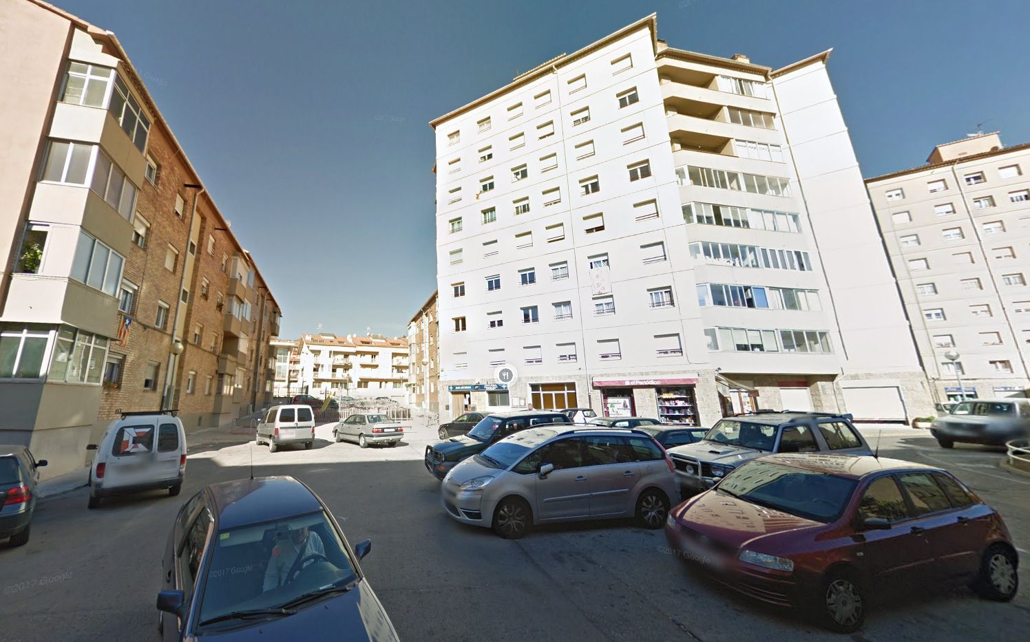 Blocs de pisos al barri de Santa Eulàlia de Berga