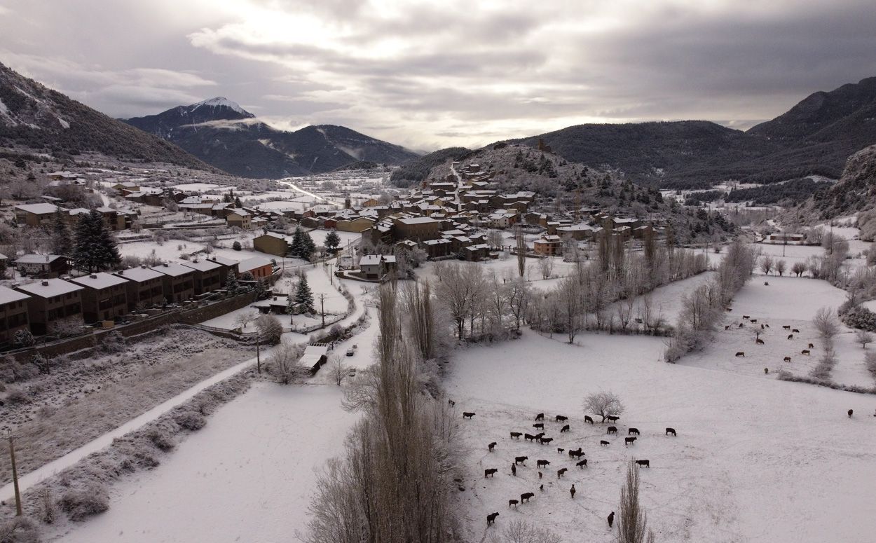 Gósol, després de la nevada