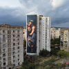 Mural de Nil Safont (Slim Safont), a Tiblisi (Geòrgia), pintat l'octubre del 2023 | Foto: Tbilisi Mural Fest 2023