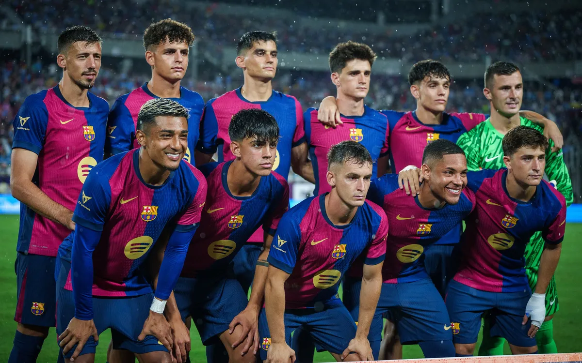 Marc Bernal, titular en del partit de la gira nord-americana del Barça, contra el Manchester City de Pep Guardiola | German Parga - FC Barcelona