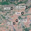 Càmeres de control d'accés al barri vell de Berga, que proposa instal·lar el Pla de Mobilitat Urbana Sostenible (PMUS)
