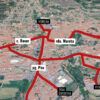 Xarxa ciclable, apta per a bicicletes, que preveu el Pla de Mobilitat Urbana Sostenible (PMUS) de Berga