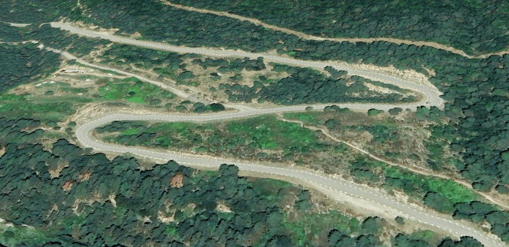 Revolts de la carretera BV-4243, entre el punts quilomètrics 1,440 i 1,920 (Castellar del Riu)
