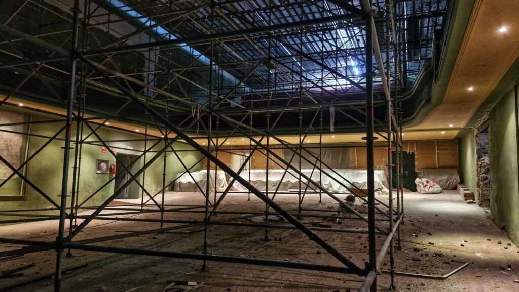 Obres contra els incendis al Teatre Municipal de Berga | Ajuntament de Berga