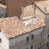 Edificis del carrer Lluís Millet 2, 4 i 6, a la cantonada amb el passeig de la Indústria de Berga, després de l'esfondrament de la teulada del número 2, el que dona al Vall (dreta). | Divina López