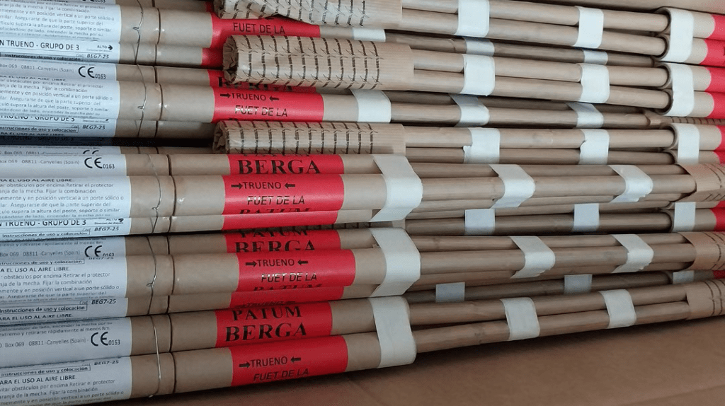 Preparació dels fuets de la Patum de Berga per al 2024 | Pirotècnia Igual