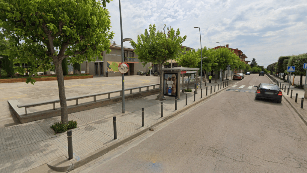 Avinguda Pau Casals d'Avià, al lloc on es va produir l'atropellament