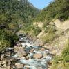 Riu Bhurungdi Khola, a la regió de l'Annapurna, al Nepal