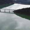 El pantà de la Baells, gairebé ple després de les pluges del març, a vista de dron | Aquí Berguedà