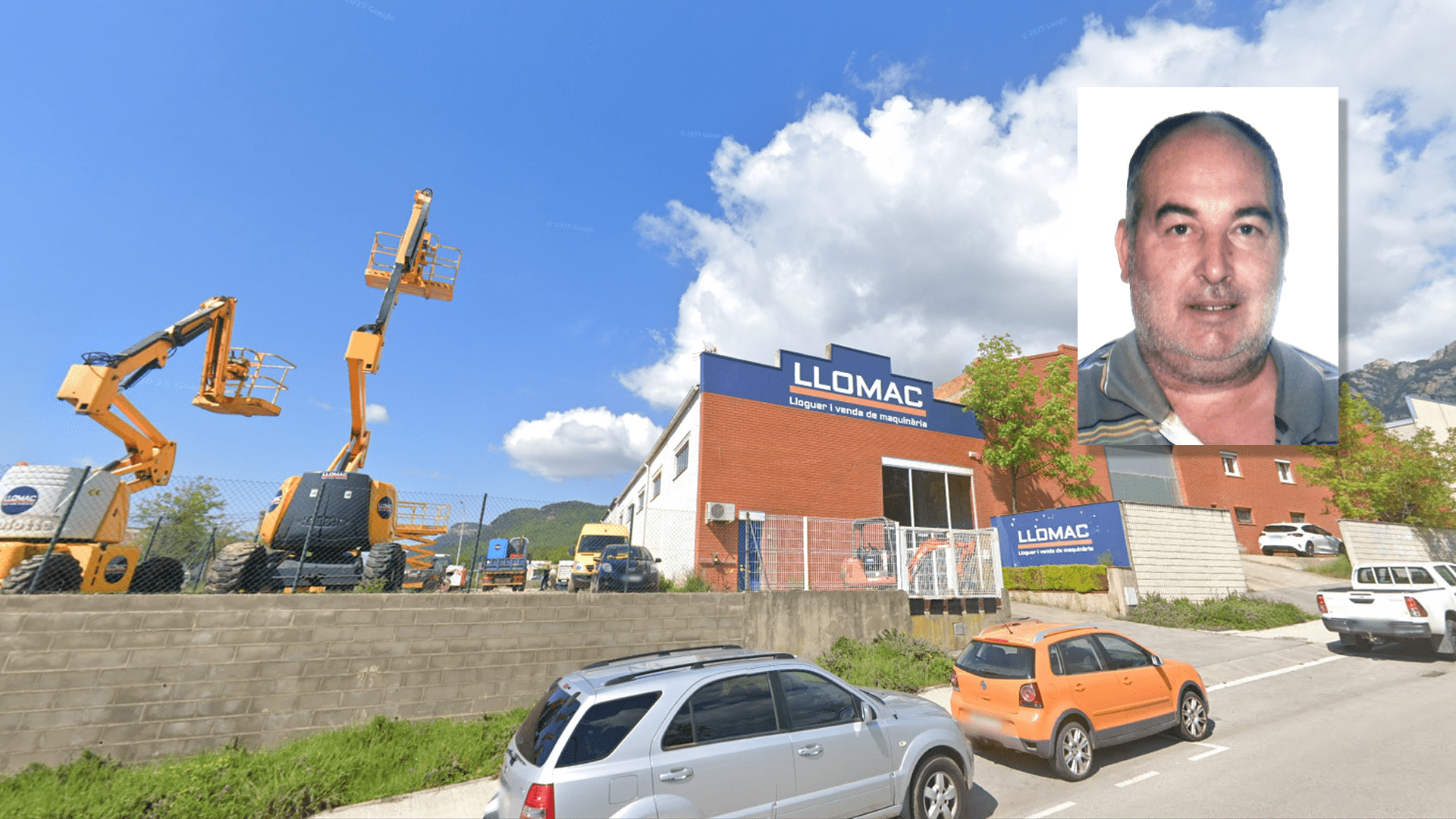 Nau de l'empresa de maquinària Enric Juan, amb el nom comercial de Llomac, al polígon de la Valldan