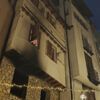 Les flames han cremat el primer pis de l'edifici, al carrer dels Àngels de Berga