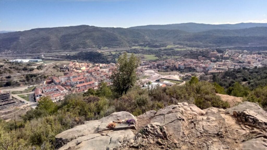 Puig-reig, des del turó de la Senyera | Wikilocs Quim 1953